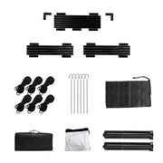 100inch 120inch Options Projector Screen With Stand 4K HD Rear Front Wrinkle-Free Portable And Foldable Movie Screen With Carry Bag For Indoor Outdoor Home Theater Backyard Cinema