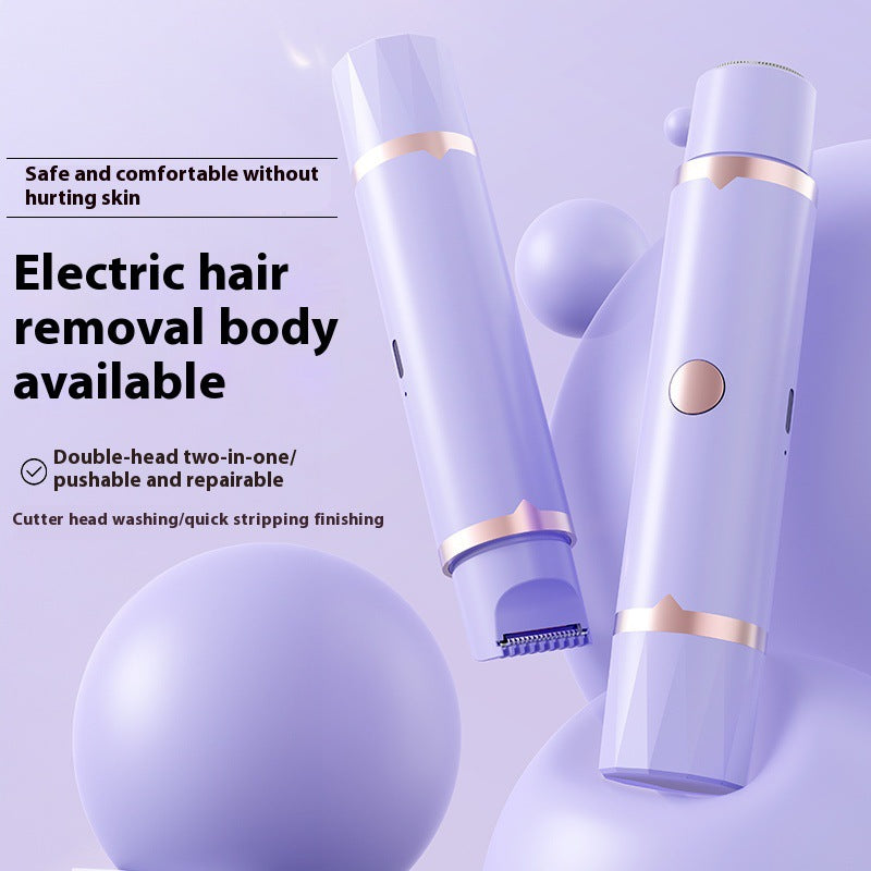 Electric Dual-Head Body Hair Trimmer