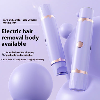 Electric Dual-Head Body Hair Trimmer