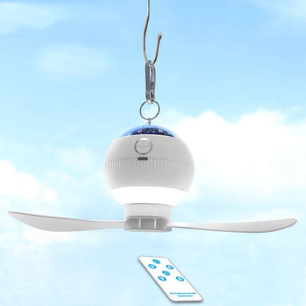 Multifunctional Camping Fan Projection Ambient Light