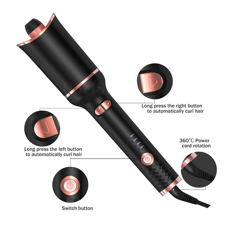 Automatic Curling Iron for Home Use ? Wavy Hair Curling Wand