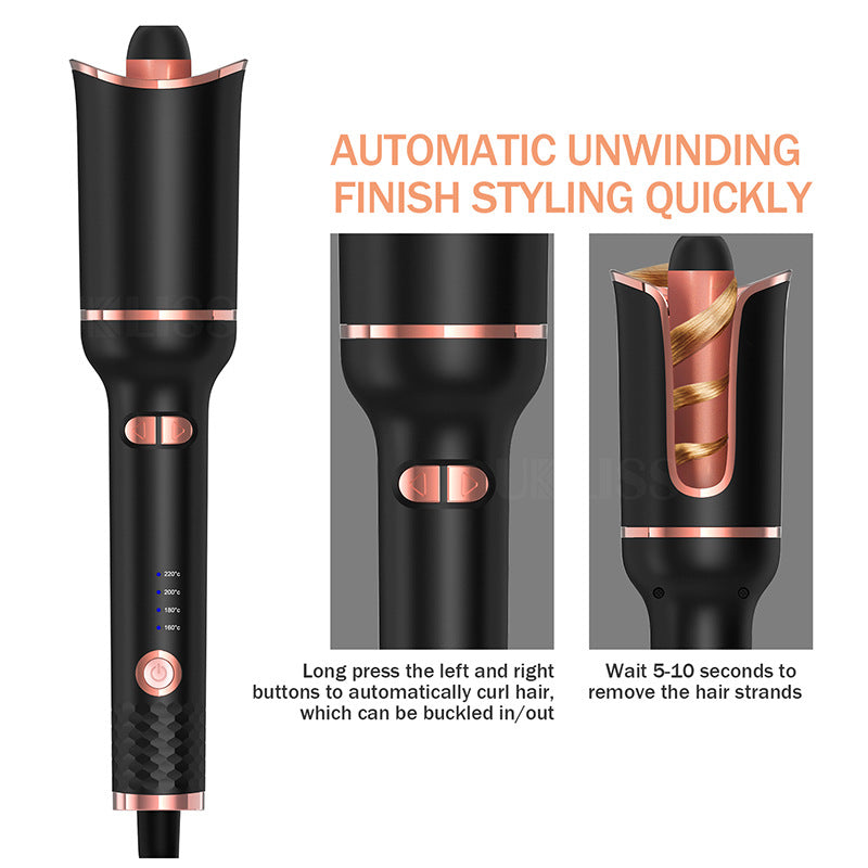 Automatic Curling Iron for Home Use ? Wavy Hair Curling Wand