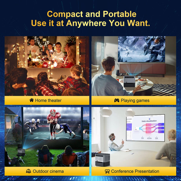 Projector Mini Office Culture Home Living Room Bedroom