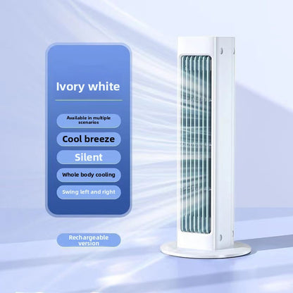 Bladeless USB Desk Fan with Rechargeable Battery